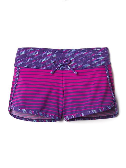 Athleta Cannonball Short Size L/12 - Ombre Stripe