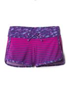 Athleta Cannonball Short Size L/12 - Ombre Stripe