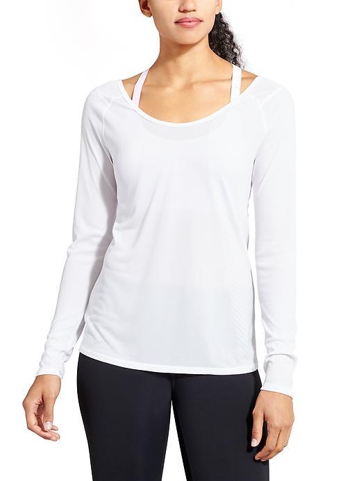 Athleta Womens Surge Top Size L - Bright White