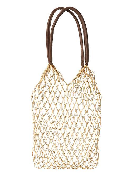 Athleta Ibiza Mesh Shopper Size One Size - Natural