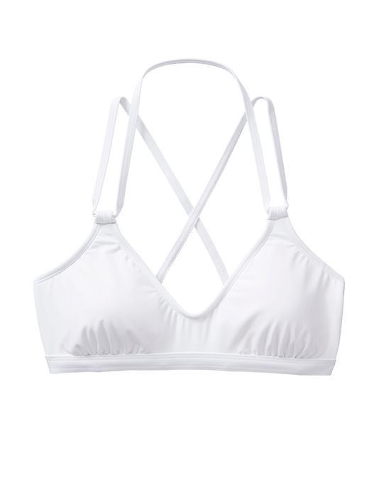 Athleta Womens Scoop Bikini Size L - Bright White