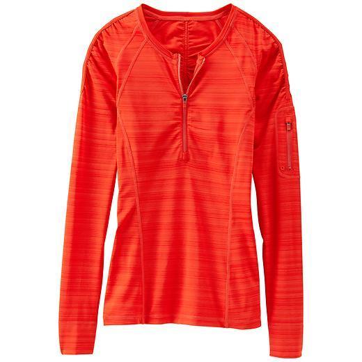 Athleta Pacifica Upf Shirt - Saffron Red
