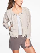 Athleta Womens Chill Bomber Beech Stone Size 1x