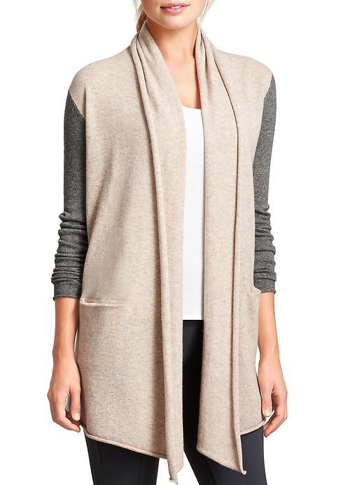 Athleta Womens Cashmere Casmalia Sweater Size Xs - Oatmeal Heather