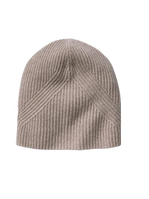 Athleta Womens Sweater Knit Beanie Foxtail Taupe Heather Size One Size