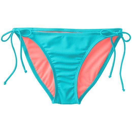 Athleta Solid String Bottom - Bora Bora Blue