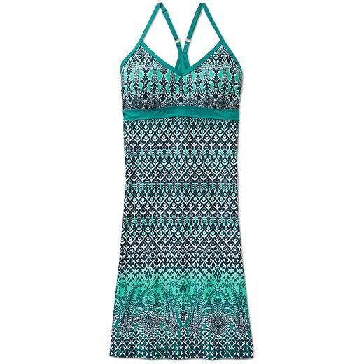 Athleta Printed Shorebreak Dress - Fiji Green Bombay