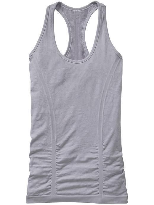 Athleta Fast Track Zebra Tank - Silver Shimmer