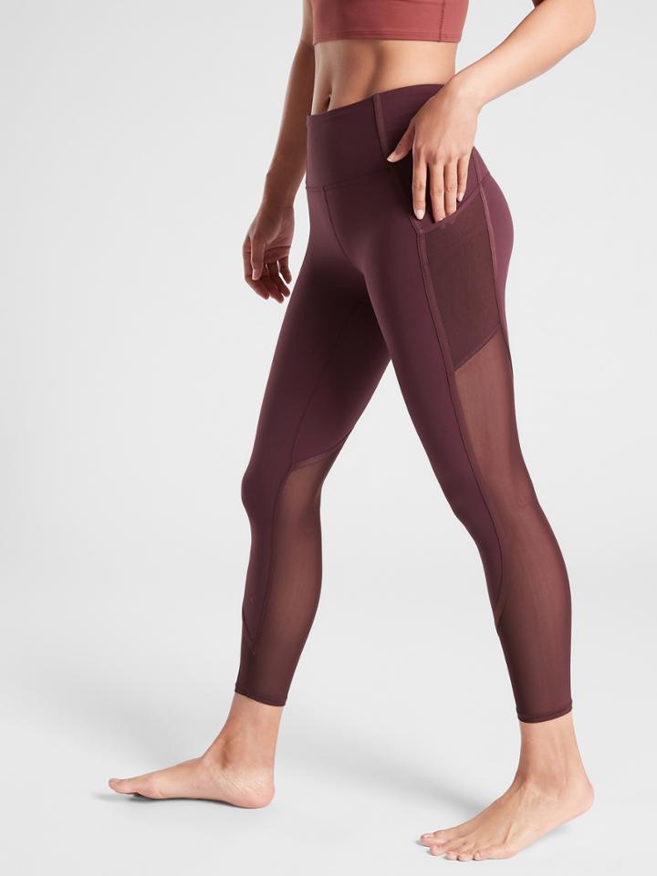 Vitality Stash Pocket 7/8 Leggings In Powervita