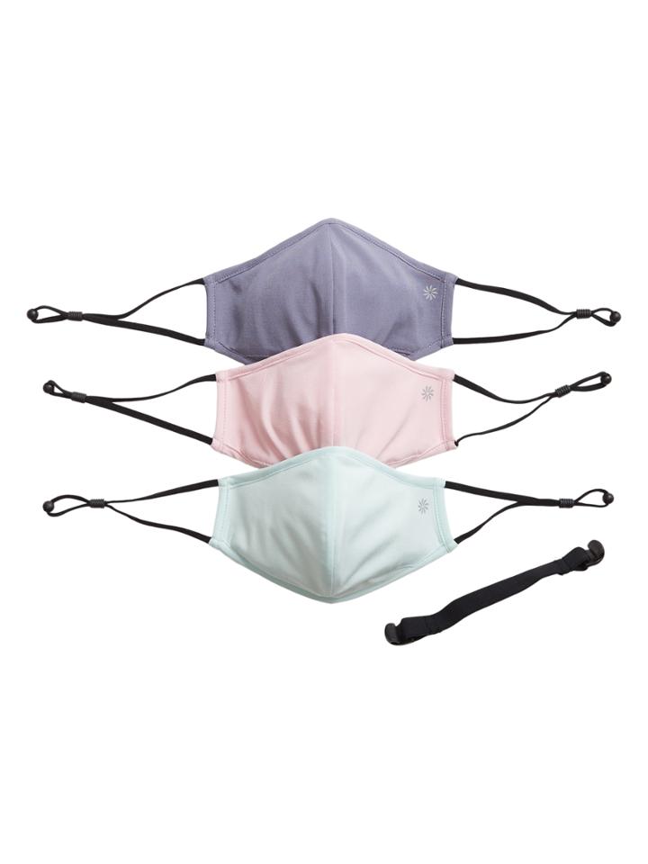 Athleta Girl Adjustable Made To Move Face Mask With Nose Bridge 3-pack
