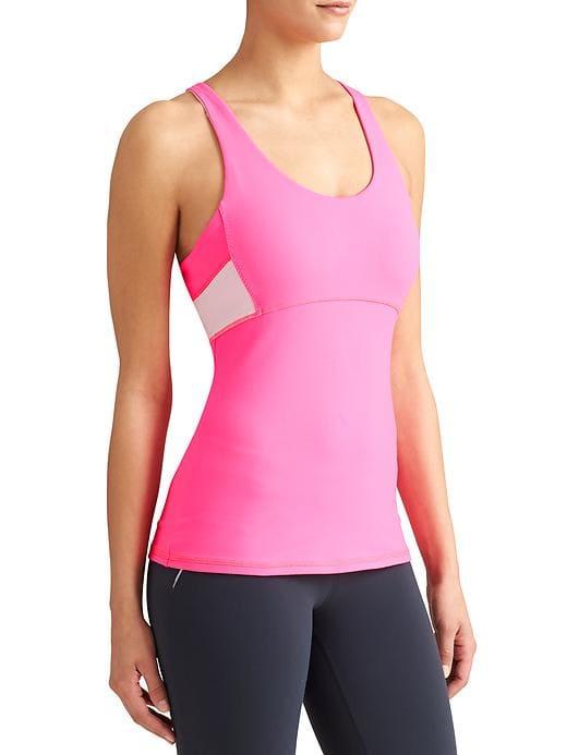 Athleta Womens Start Up Tank Shocking Pink Size Xl