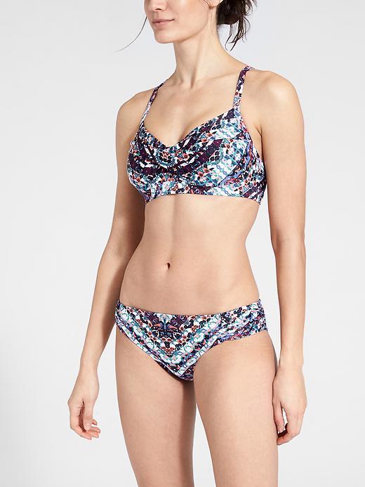 Athleta Womens Marrakesh Twister Bikini Size 32b/c - Wild Bloom