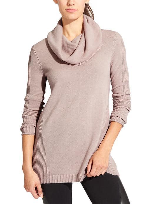 Athleta Womens Cashmere Cascade Sweater Size L - Cardamom Spice