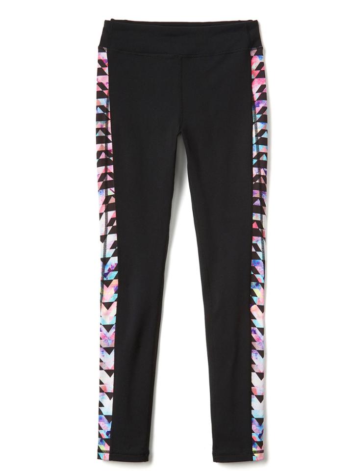 Athleta Girl Spliced Scrapbook Chit Chat Tight