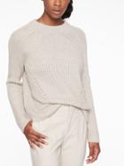 Athleta Womens Rockland Sweater Grey Heather/ Oyster Size Xl
