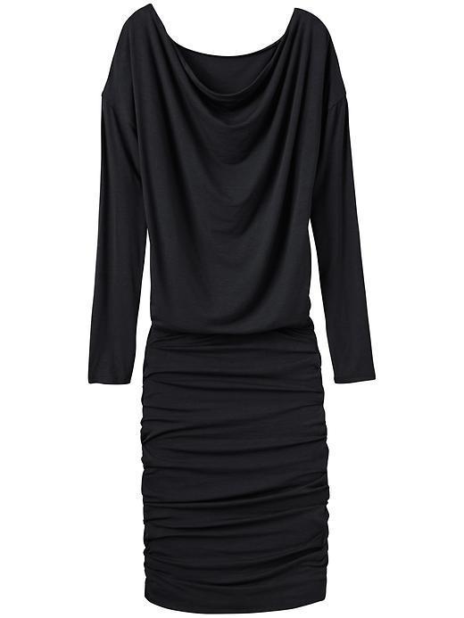 Athleta Solstice Cowl Dress - Black
