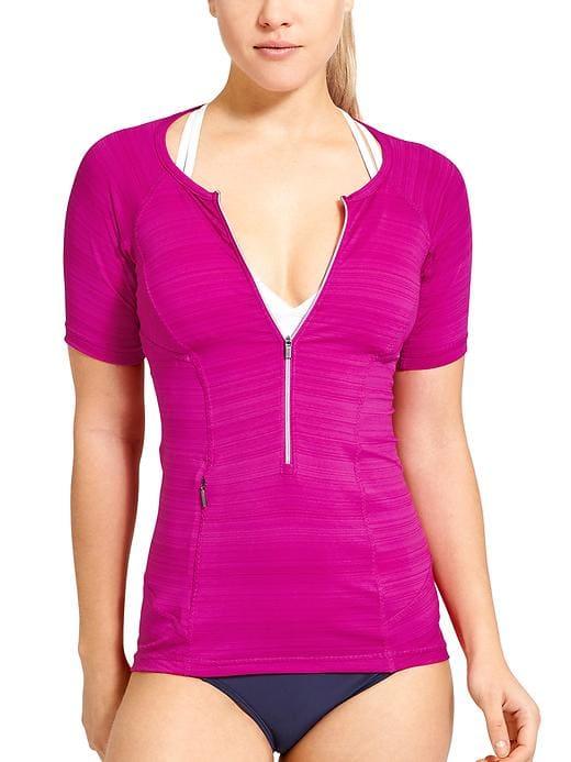 Athleta Womens Pacifica Upf Tee 3.0 Electric Fuchsia Size M