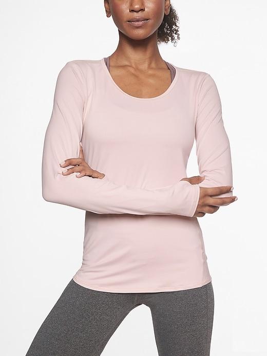 Athleta Womens Chi Top Pink Elephant Size Xl