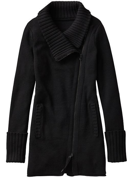 Athleta Chill Factor Sweater Coat - Black