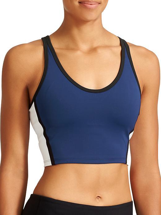 Athleta Womens Highline Tank Size L - Neptune Blue/black