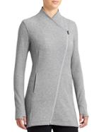 Athleta Womens Softtech Cya Jacket Size 1x Plus - Grey Heather