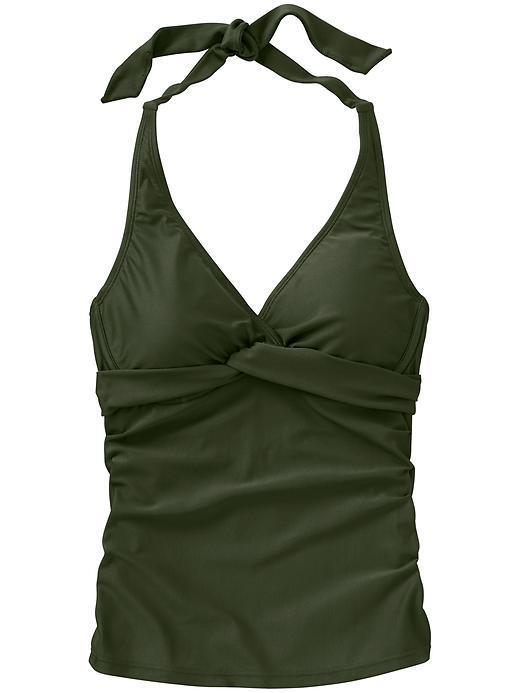 Athleta Womens Tara Halter Tankini Size 32b/c Tall - Spire Green