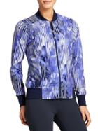 Athleta Womens Wailea La Breezy Bomber Baja Blue Size Xxs