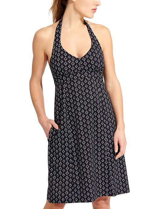 Athleta Womens Printed Pack Everywhere Dress 2 Size 0 - Black