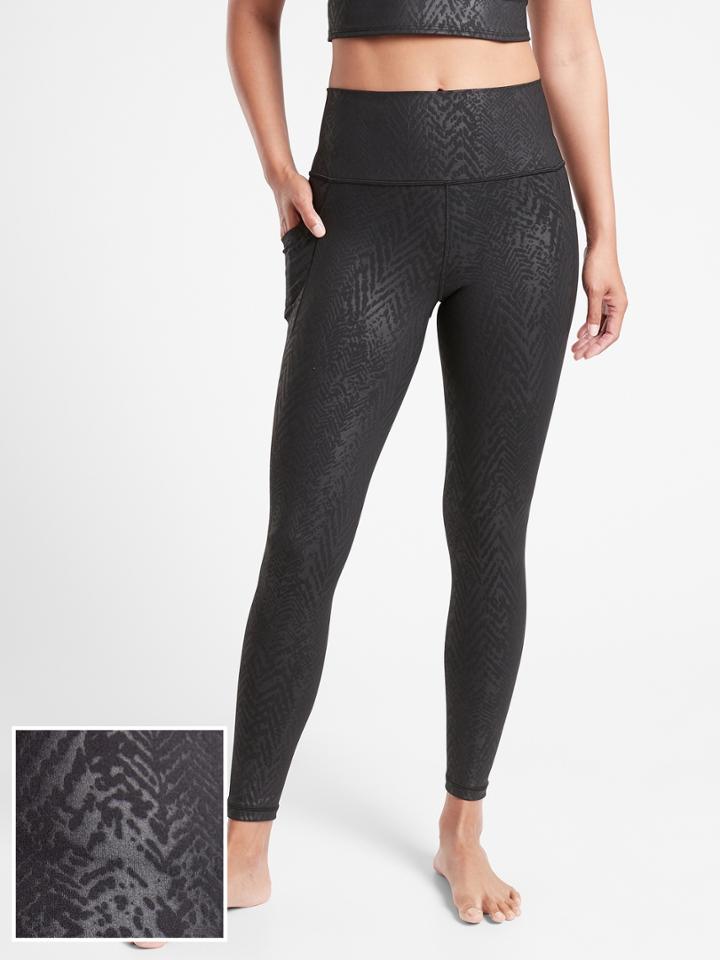 Salutation Stash Pocket Ii Embossed Leggings