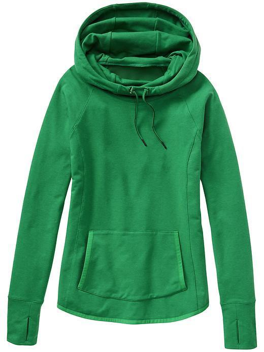 Athleta Womens Sentry Hoodie Sweatshirt Size L - Clover Heather