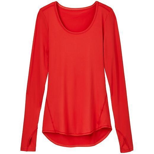 Athleta Chi Top - Saffron Red