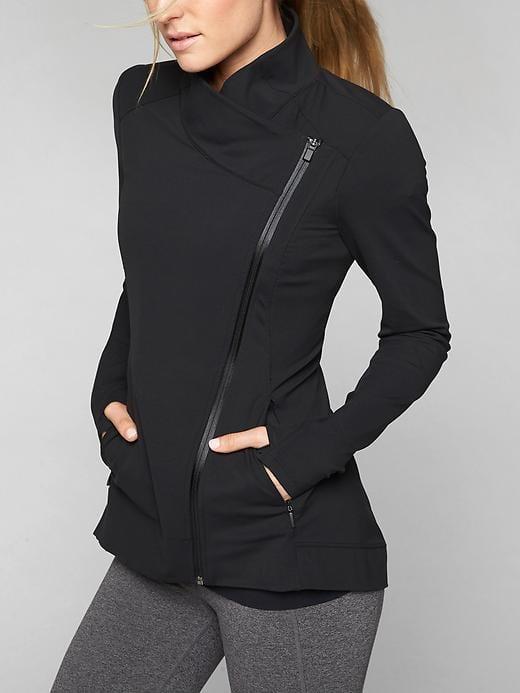Athleta Womens Intention Jacket 2.0 Black Size L