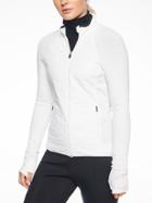 Athleta Womens Insulated Flurry Jacket Bright White Size M