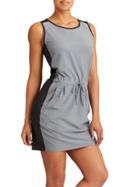 Athleta Womens Colorblock Zoe Dress Size L - Black/cobblestone Grey