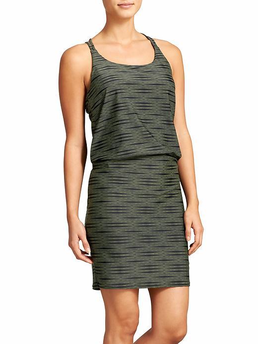 Athleta Womens Ariel Venice Swim Dress Size L Tall - Spire Green