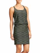 Athleta Womens Ariel Venice Swim Dress Size L Tall - Spire Green