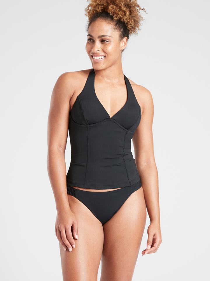Sculpted Halter Tankini