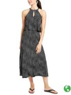 Athleta Womens Delphi Dress Size L - Black/white