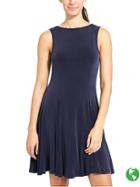 Athleta Womens Drift Dress Size L - Dress Blue