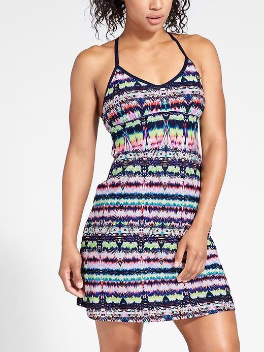 Athleta Womens Ikat Shorebreak Swim Dress Pattaya Ikat Size Xs