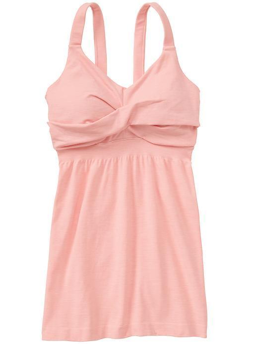 Athleta Womens Intertwine Tank 2 Size Xl - Pale Peach Heather