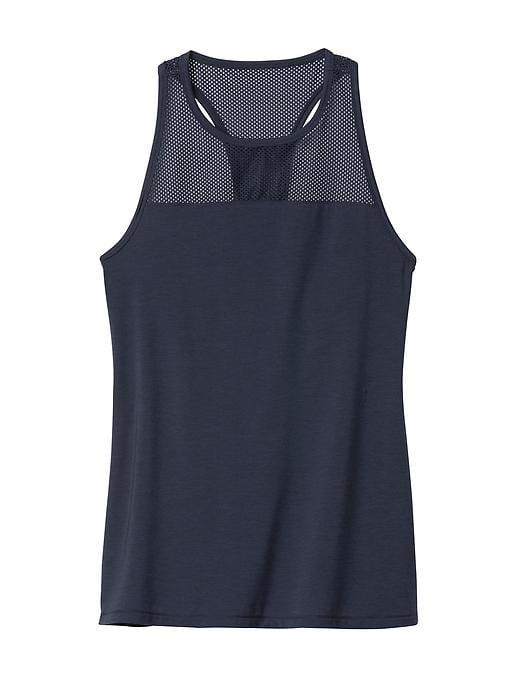 Athleta Womens Airy Essence Tank Size L Tall - Navy