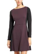 Athleta Womens Cozy Up Dress Size L - Wild Raisin/black