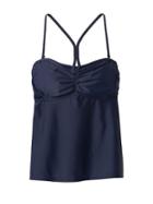Athleta Womens Bandeau Tankini Size 32d/dd - Dress Blue