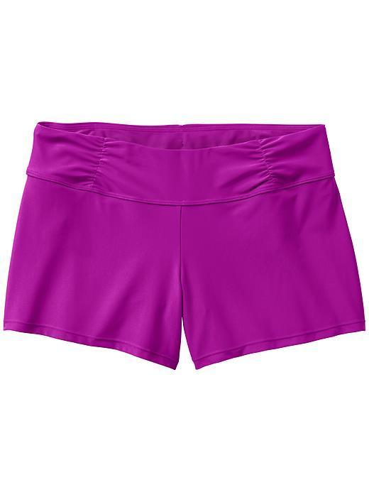 Athleta Womens Shirred Band Short Size L - Razzleberry