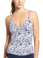 Athleta Womens Barbados Tankini Size S - Multi Print