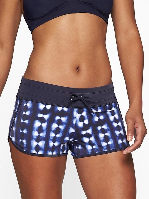 Athleta Womens Mashiko Kata Short Dress Blue Size S