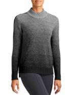 Athleta Womens Merino Sunset Sweater Size L - Grey Heather