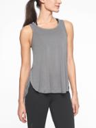 Athleta Womens Breezy Racerback Tank Silver Bells Size S