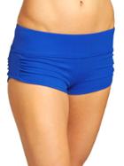 Athleta Womens Shirred Short Size M - Caspian Blue